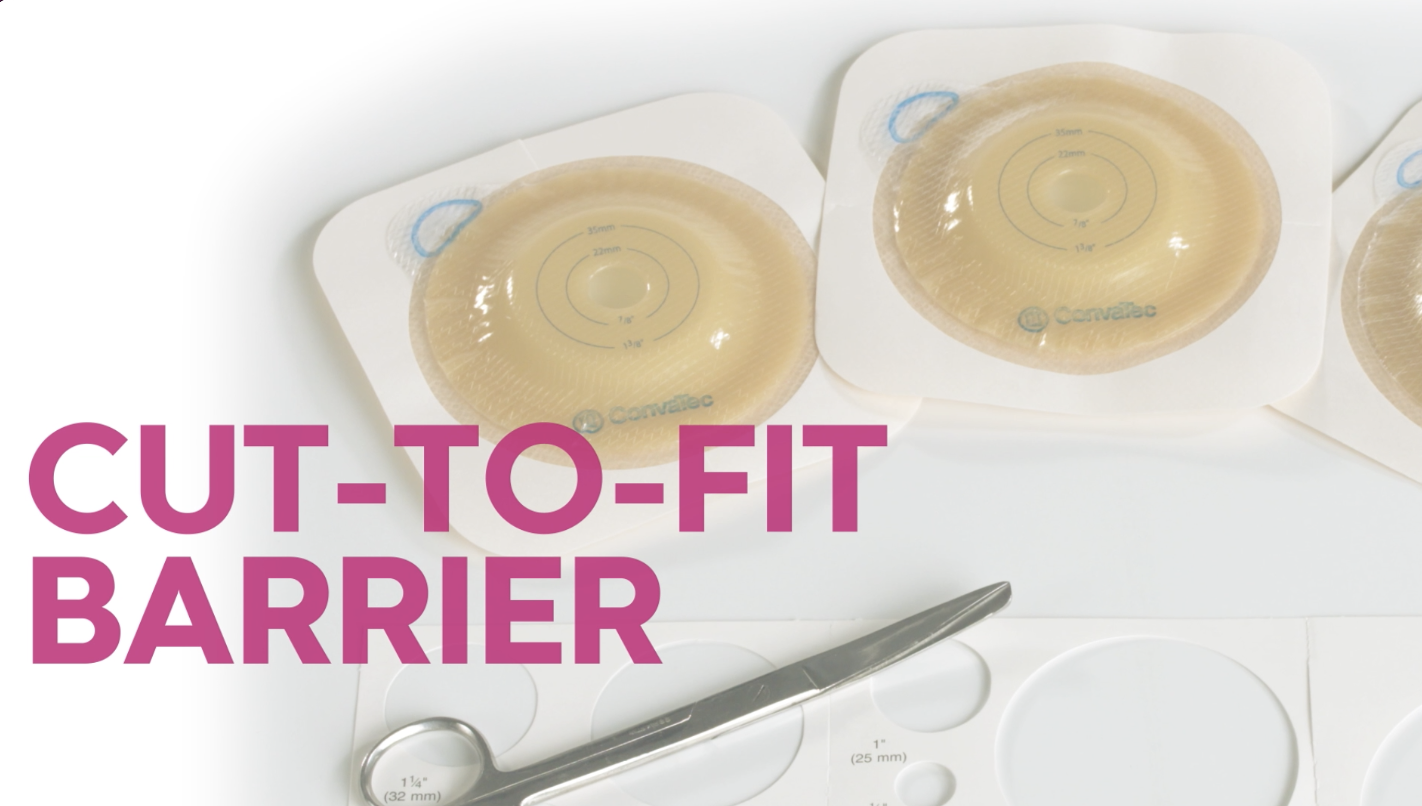 Application of Cut-To-Fit Skin Barrier Ostomy System