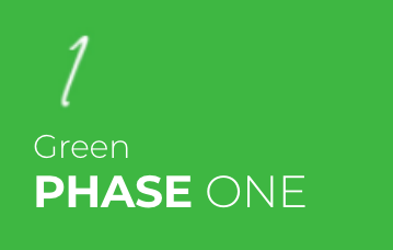 een groene achtergrond met nummer en tekst