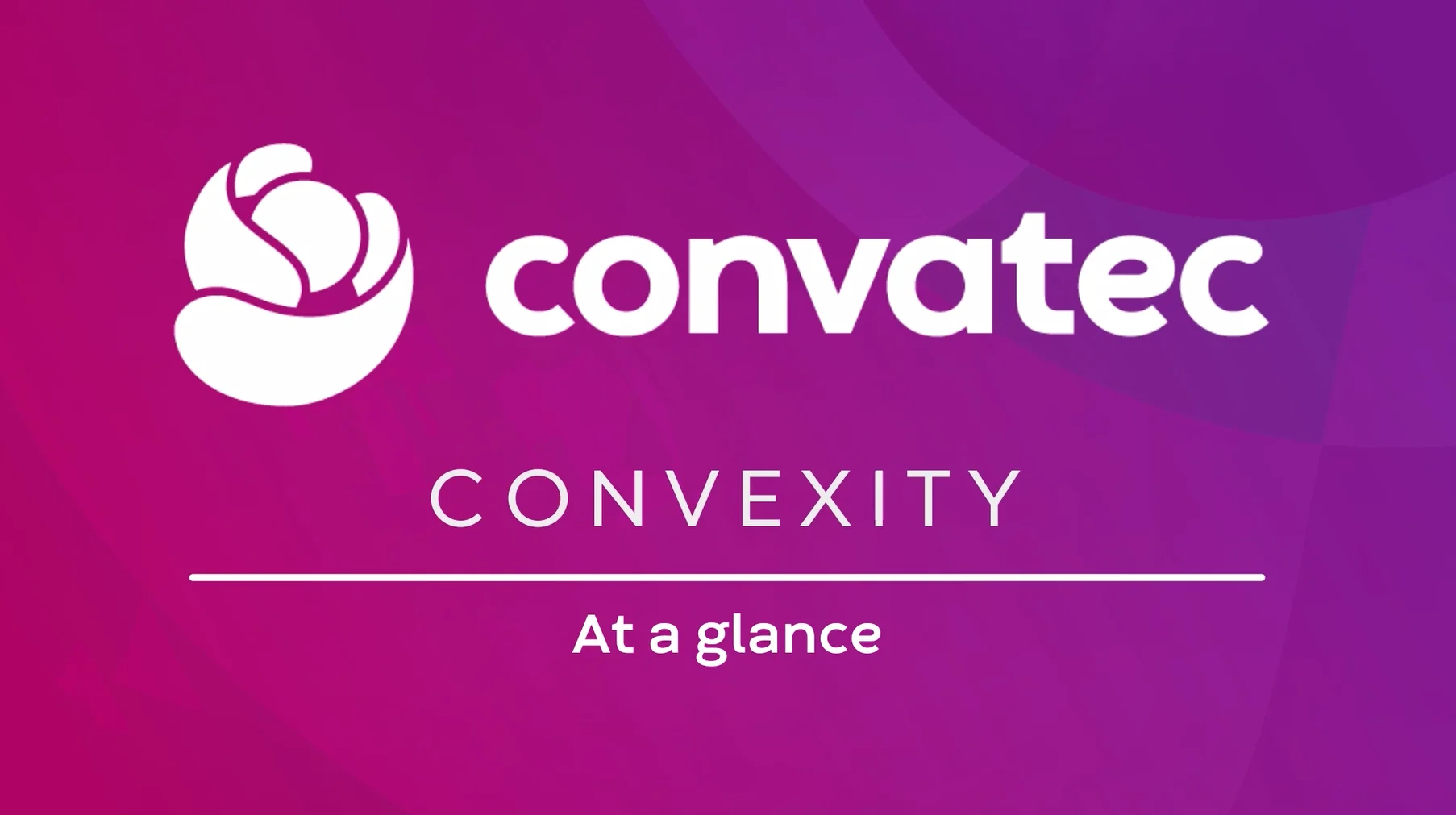 Skærmbillede fra Convexity-videoen, der viser titelkortet