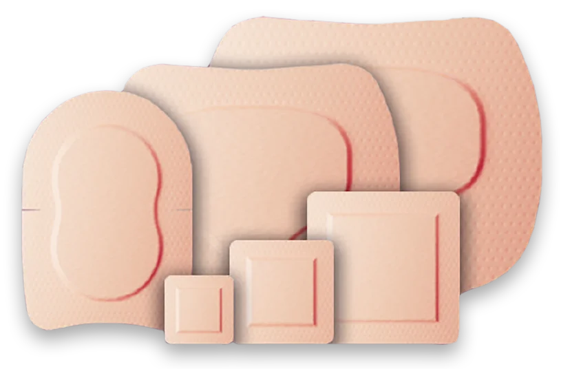 un groupe de boîtes blanches