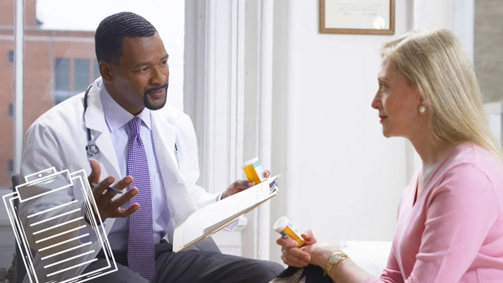 会話をする男女